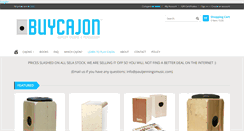 Desktop Screenshot of buycajon.org